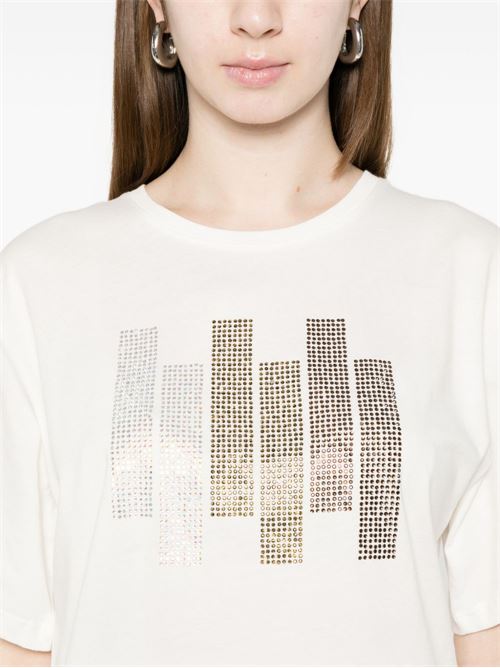 T-shirt donna Emme Marella oro con stampa EMME Marella | TESSILE002